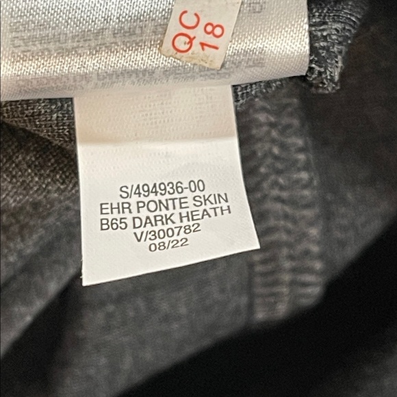 OLD NAVY Extra High-Waisted Stevie Skinny Pants Dark Heather Gray Size M NEW - Picture 10 of 11